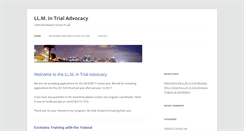 Desktop Screenshot of llmtrialadvocacy.com