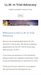 Mobile Screenshot of llmtrialadvocacy.com